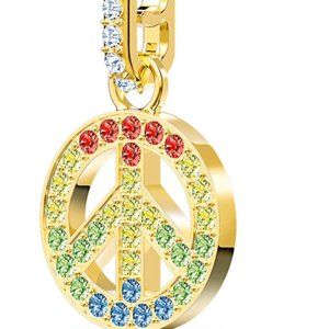 Swarovski Crystal Remix Collection Peace Charm